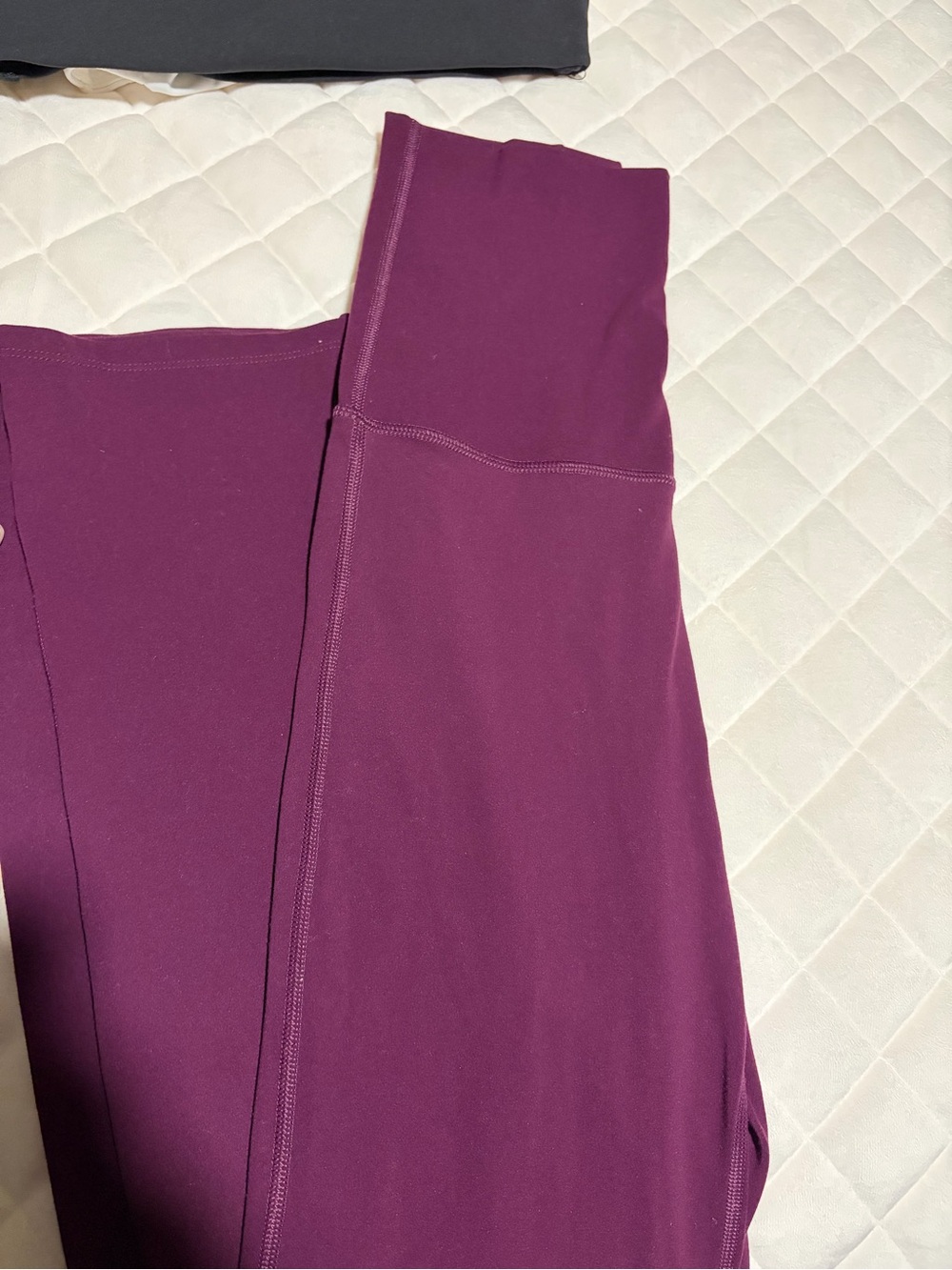 FP Movement by Free People fold over pants black cherry
